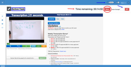 Active Task CrowdSurf