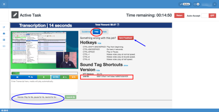 Active Task CrowdSurf